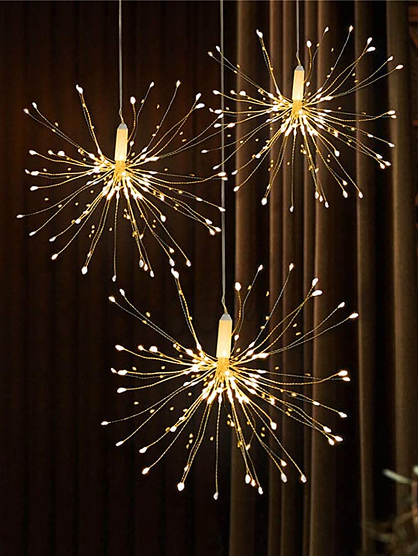 2pc Firework Shaped Decorative Light