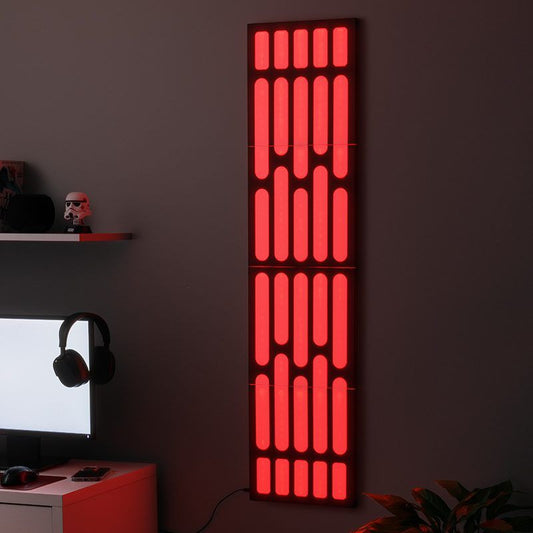 Star Wars giant wall-mounted Death Star lamp