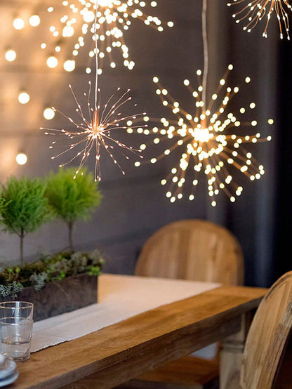 2pc Firework Shaped Decorative Light