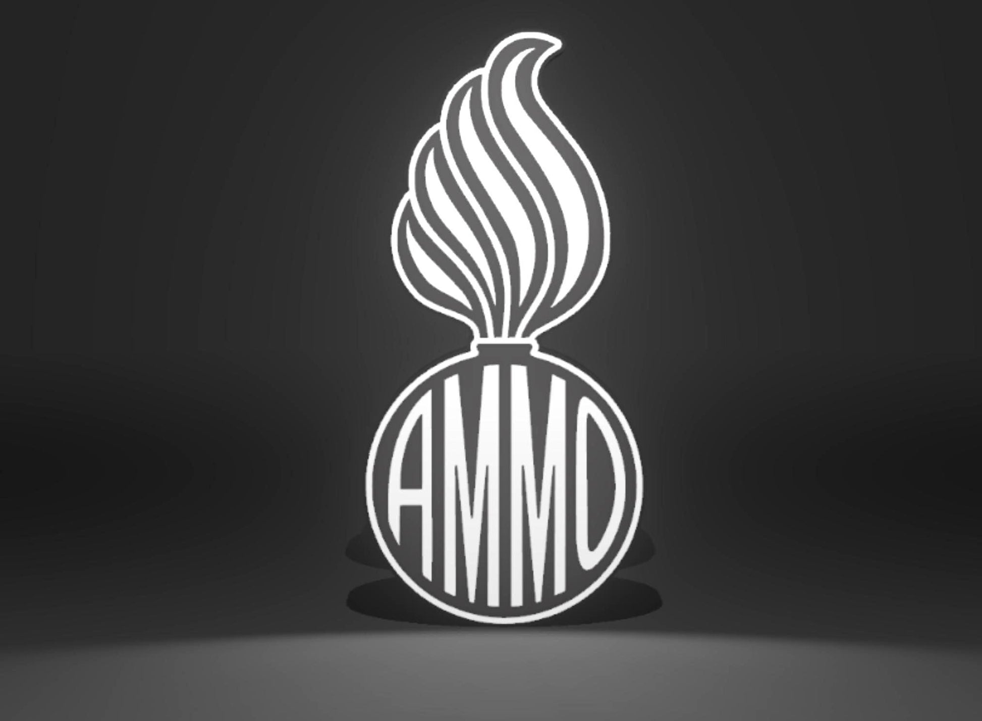 The U.S. Air Force (USAF) and U.S. Army AMMO PissPot Custom Insignia Wall Sign, Desk Display, or Shelf Souvenir which is internally illuminated with high density LEDs and USB powered. Purchase available for limited time.