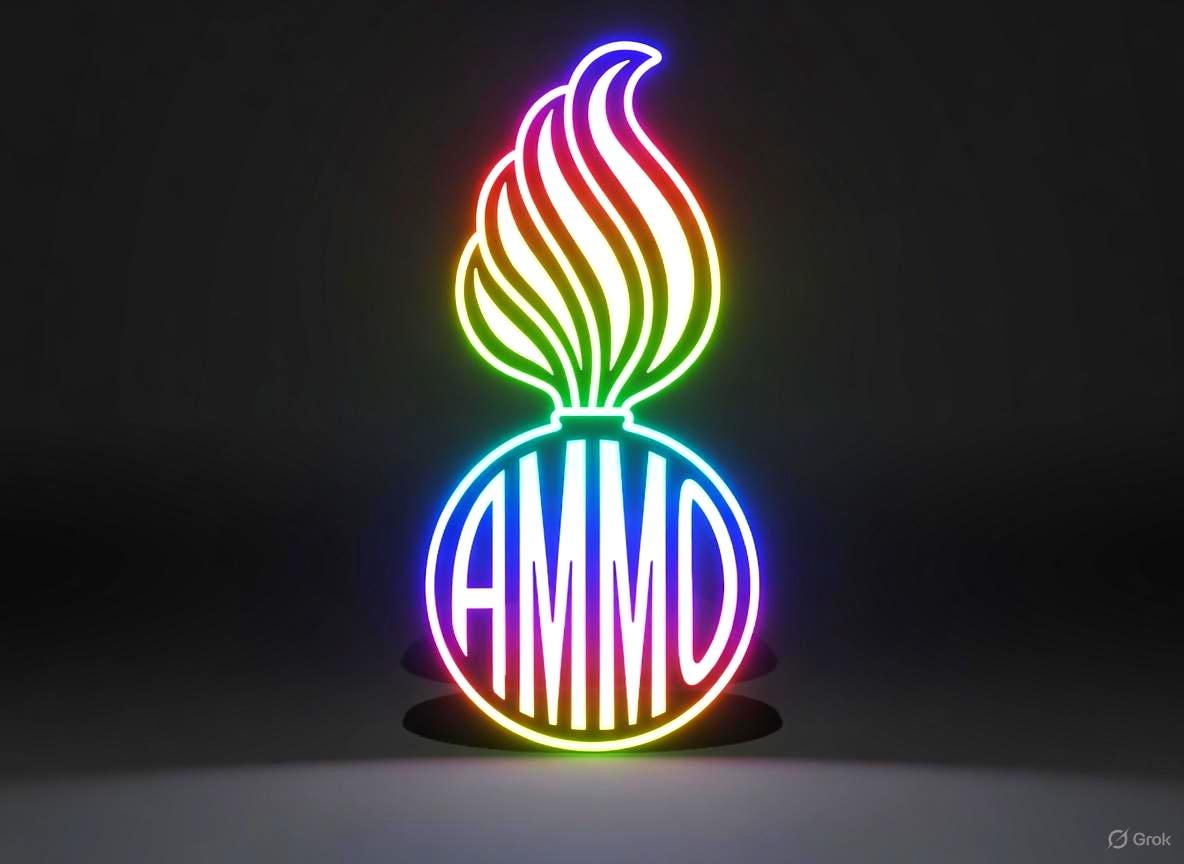 RGB Version (variation) of the U.S. Air Force (USAF) and U.S. Army AMMO PissPot Custom Insignia Wall Sign, Desk Display, or Shelf Souvenir which is internally illuminated with high density LEDs and USB powered. Purchase available for limited time.