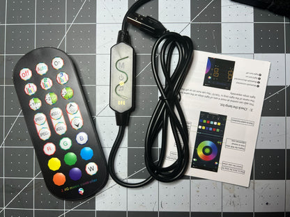 LED Controller & Cord Preview for the 3D Wall Sign, Desk Display, or Shelf Souvenir which is internally illuminated with high density LEDs and USB powered. Purchase available for limited time.