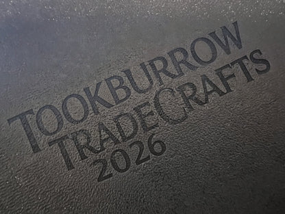The TookBurrow TradeCrafts official trademark for quality of work on 3D USB Powered LED Lightboxes