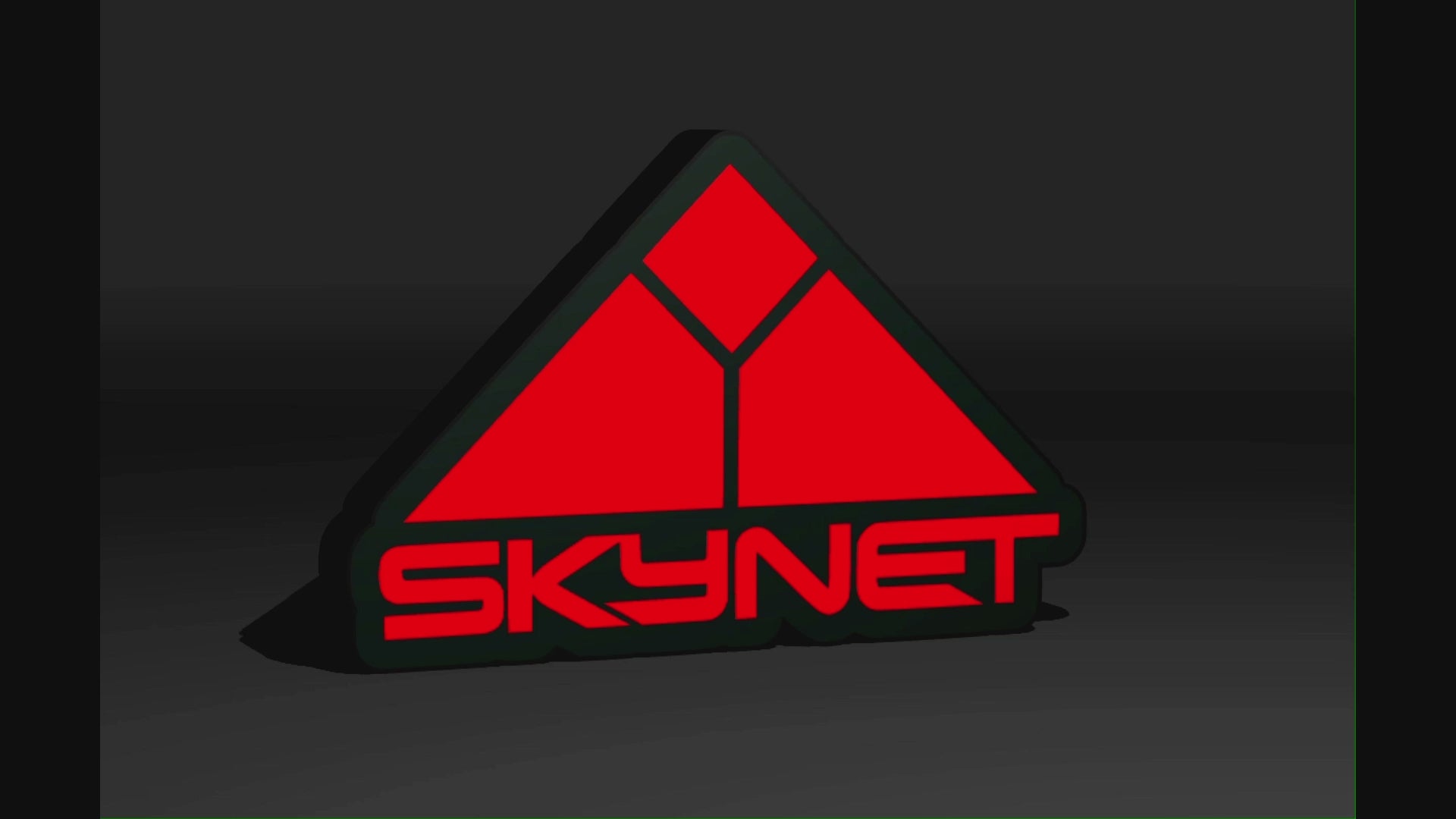 Terminator Inspired SKYNET logo as a Wall Sign, Desk Display, or Shelf Souvenir which is internally illuminated with high density LEDs and USB powered. Purchase available for limited time.