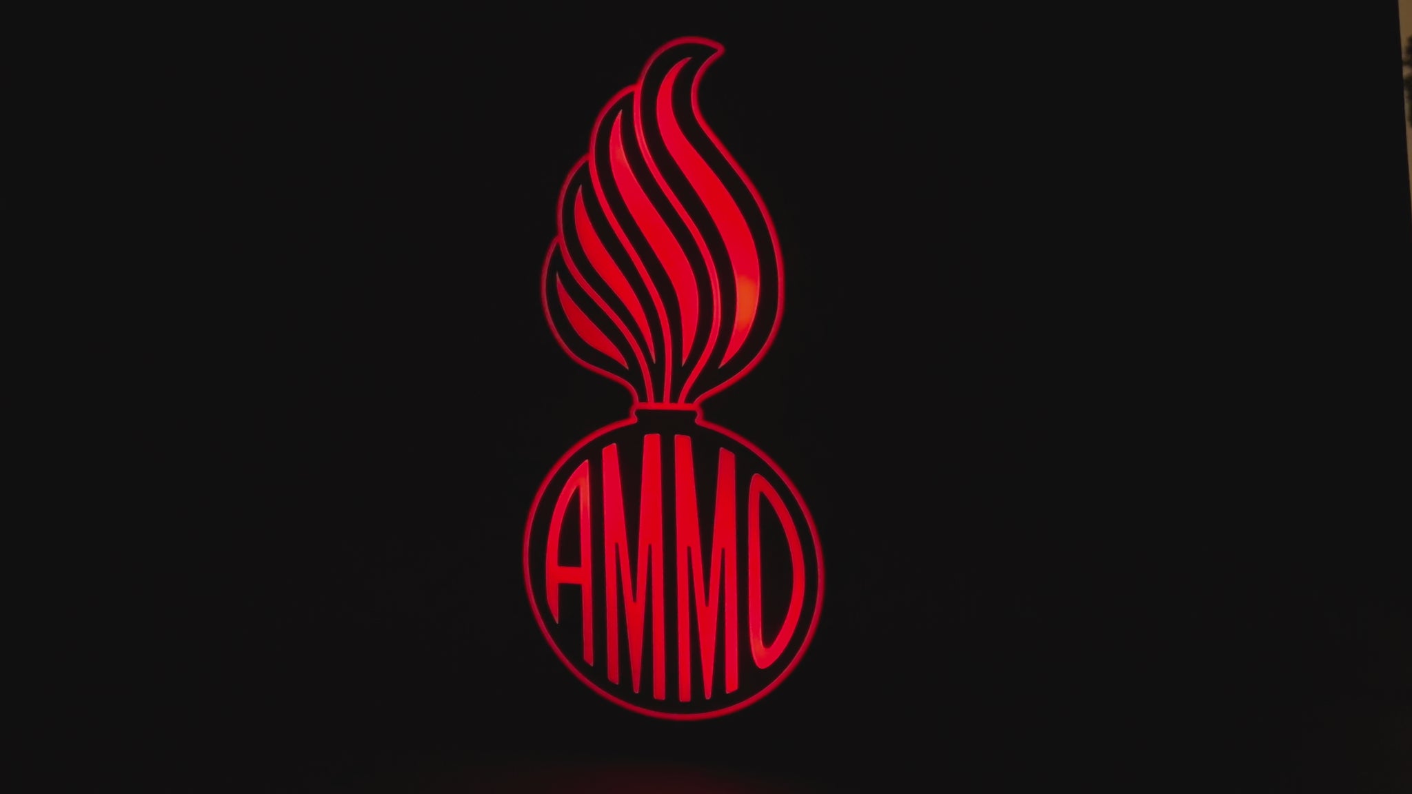 The RGB Version (variation) The U.S. Air Force (USAF) and U.S. Army AMMO PissPot Custom Insignia Wall Sign, Desk Display, or Shelf Souvenir which is internally illuminated with high density LEDs and USB powered. Purchase available for limited time.