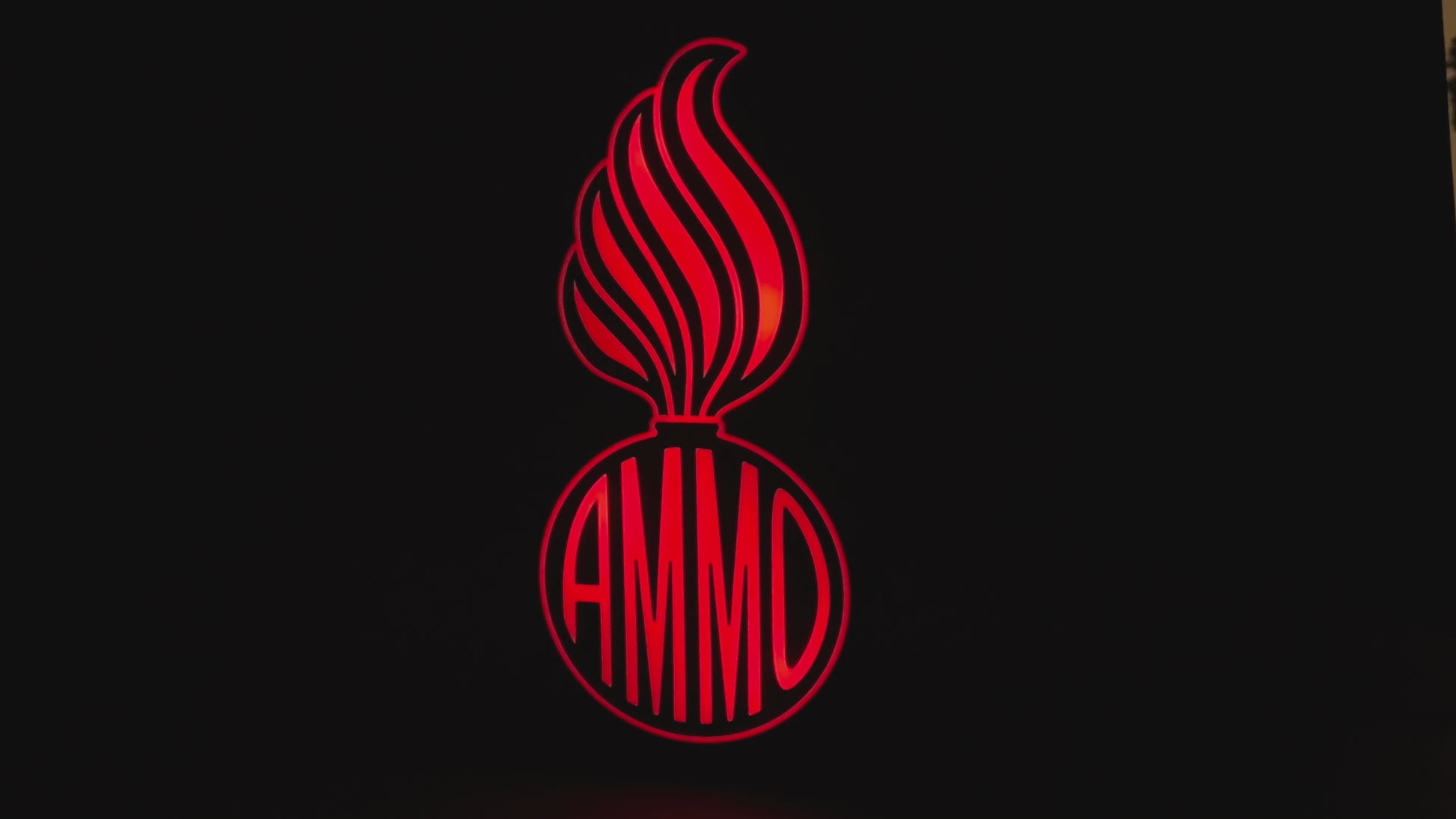 RGB Version (variation) of the the U.S. Air Force (USAF) and U.S. Army AMMO PissPot Custom Insignia Wall Sign, Desk Display, or Shelf Souvenir which is internally illuminated with high density LEDs and USB powered. Purchase available for limited time.