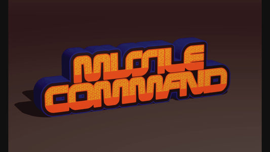 Missile Command (1980) Inspired Arcade Marquee Wall Sign, Desk Display, or Shelf Souvenir which is internally illuminated with high density LEDs and USB powered. Purchase available for limited time.