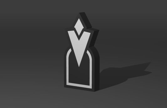Skyrim Inspired Custom Quest Marker Wall Sign, Desk Display, or Shelf Souvenir which is internally illuminated with high density LEDs and USB powered. Purchase available for limited time.