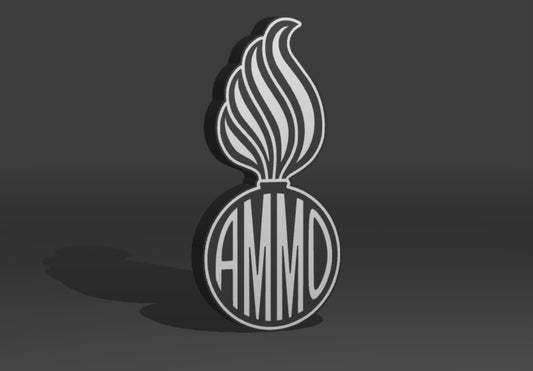 The U.S. Air Force (USAF) and U.S. Army AMMO PissPot Custom Insignia Wall Sign, Desk Display, or Shelf Souvenir which is internally illuminated with high density LEDs and USB powered. Purchase available for limited time.